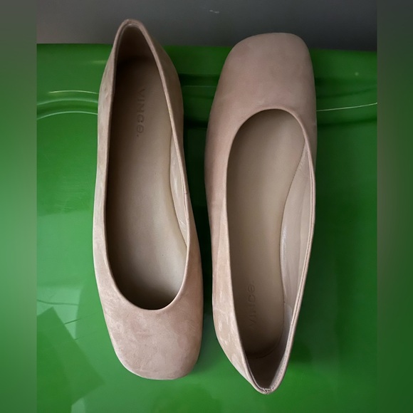 Vince Leah Ballet Flat Blonde leather size:38/ 7.5 - Picture 4 of 13